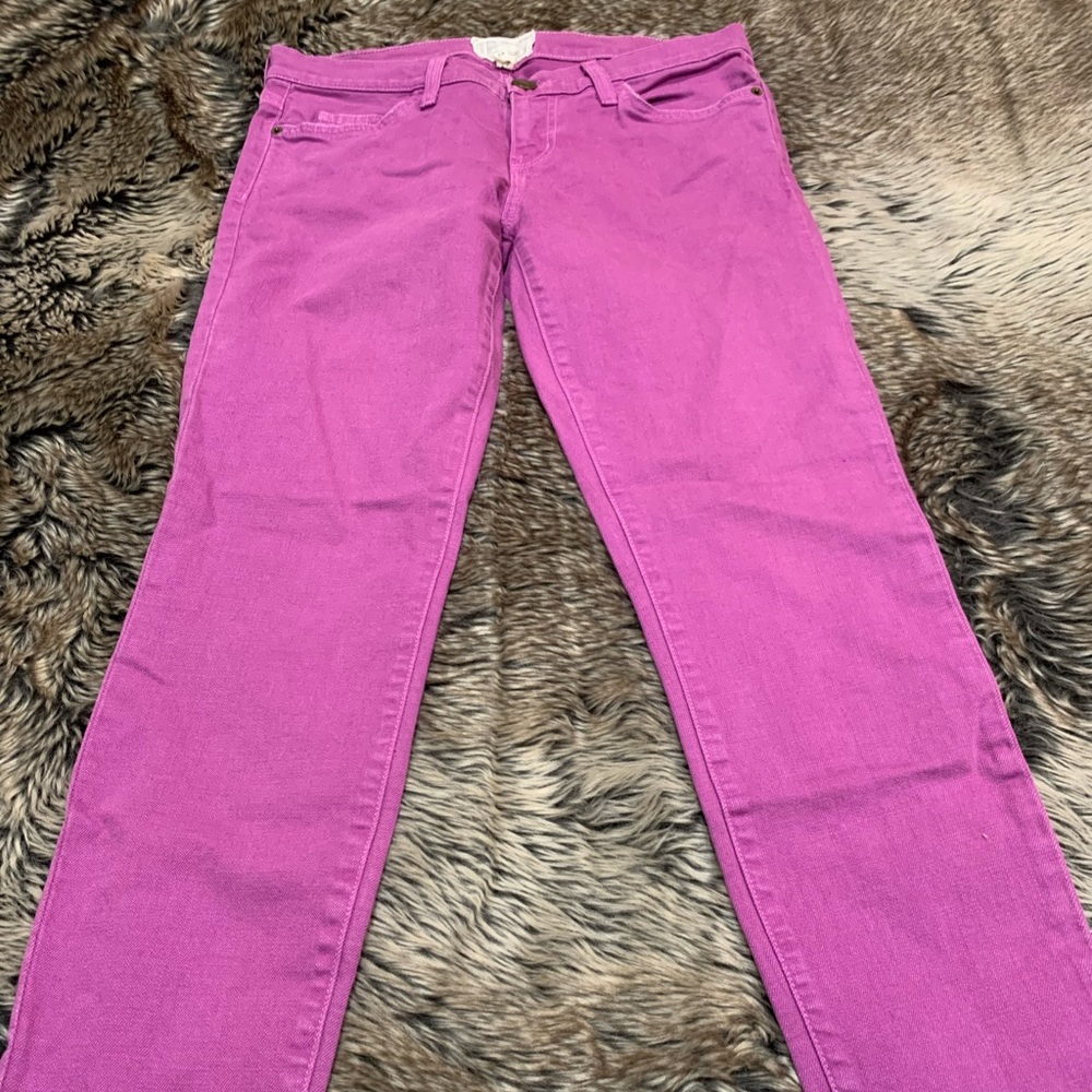 Current/Elliott The Stiletto Faded Purple Skinny Jeans Size 27